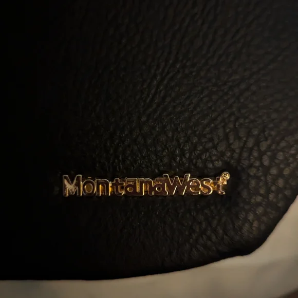 Montana West Black Crossbody Bag with Silver Details - Picture 3 of 3